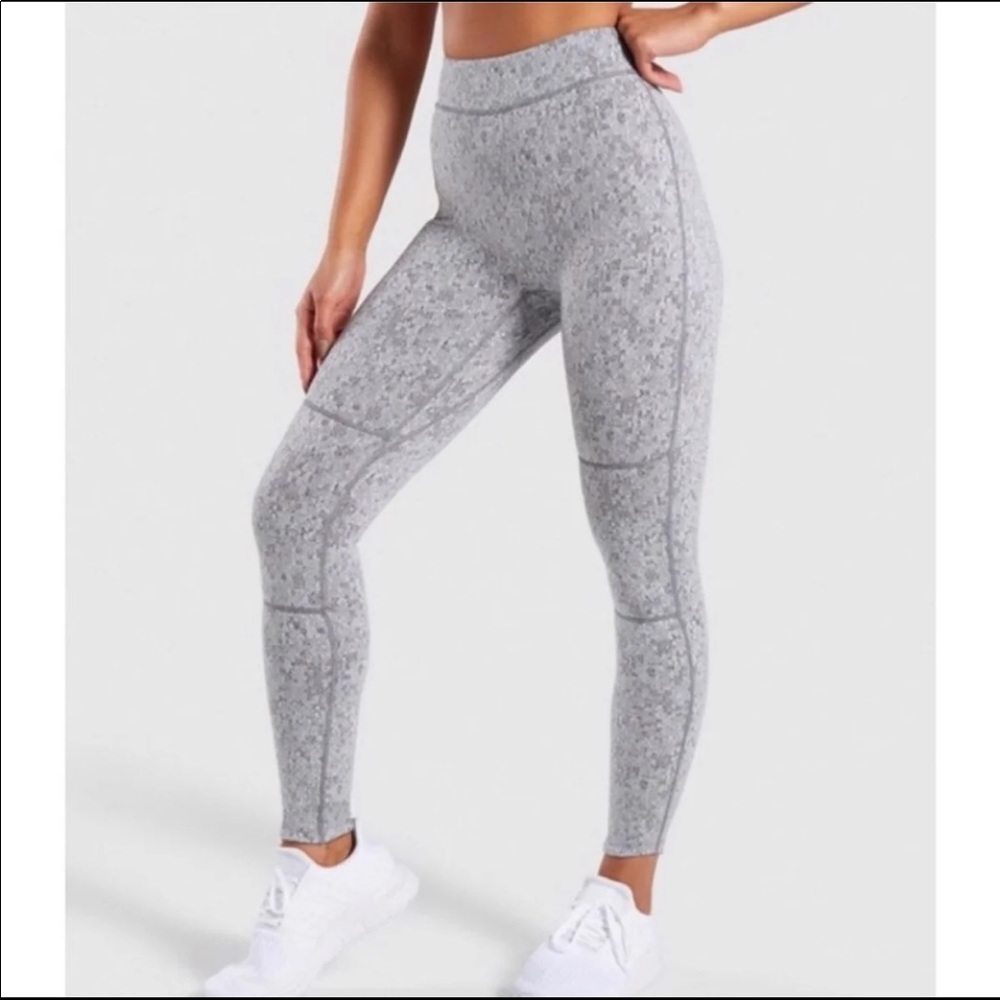 Gymshark Gray Marl leggings/sports bra match set